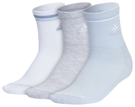 adidas Women's Sport 2.0 High Quarter Socks 3 Pairs Unisex Accessories Socks
