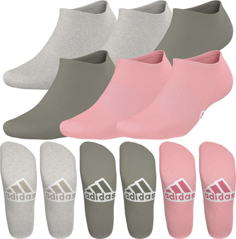 adidas Women's Superlite Classic No Show Sock 6-Pack Unisex Accessories Socks