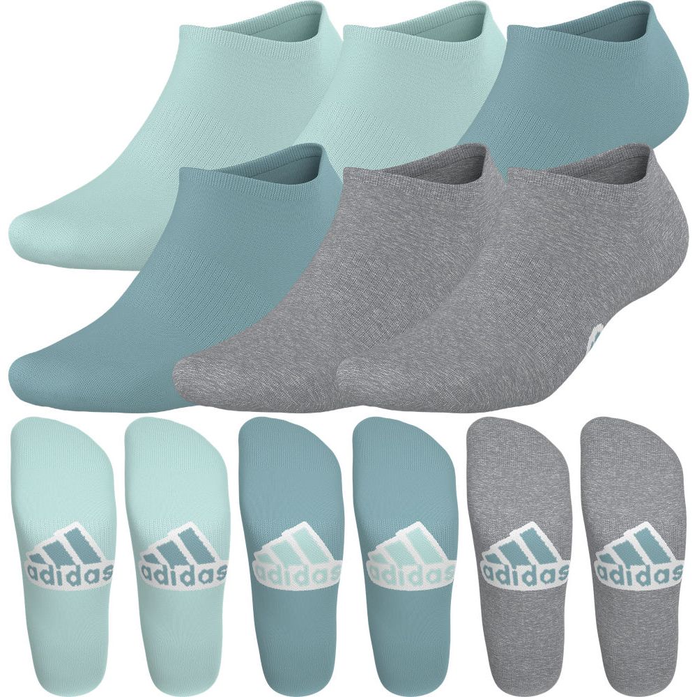 adidas Women's Superlite Classic No Show Sock 6-Pack Unisex Accessories Socks