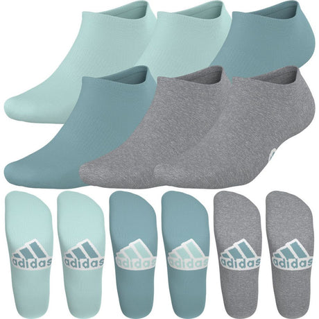 adidas Women's Superlite Classic No Show Sock 6-Pack Unisex Accessories Socks
