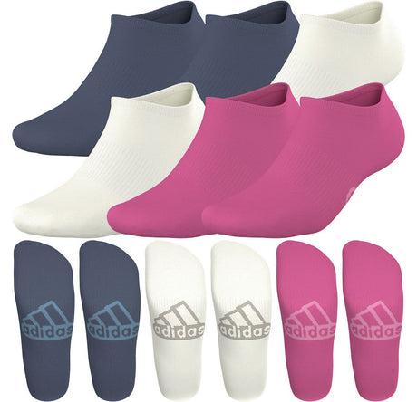 adidas Women's Superlite Classic No Show Sock 6-Pack Unisex Accessories Socks