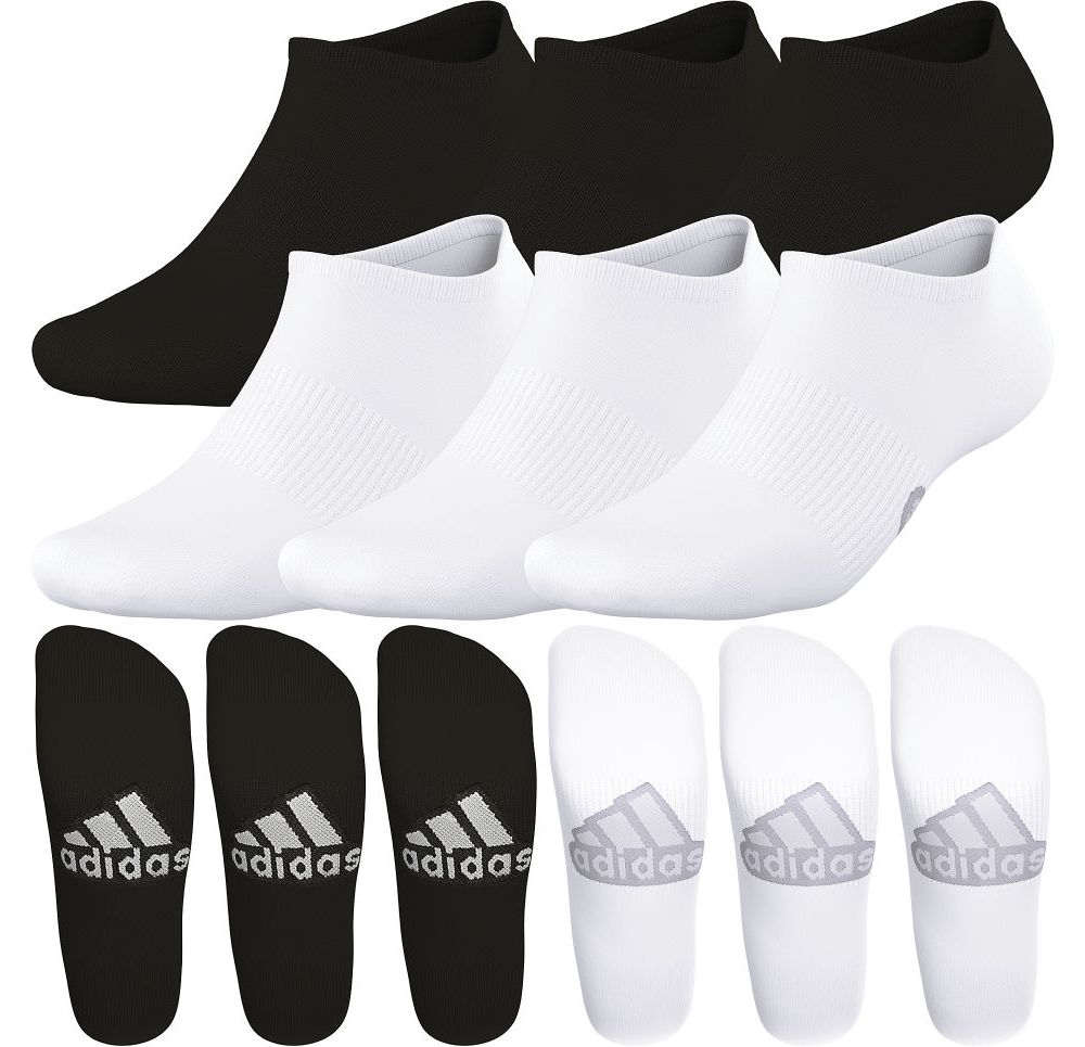 adidas Women's Superlite Classic No Show Sock 6-Pack Unisex Accessories Socks