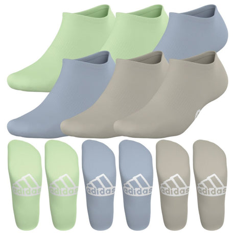 adidas Women's Superlite Classic No Show Sock 6-Pack Unisex Accessories Socks