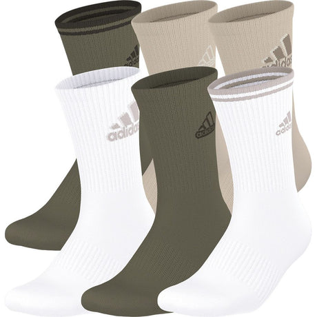 adidas Athletic Cushioned Mixed 2.0 Crew Socks 6-Pack Unisex Accessories Socks