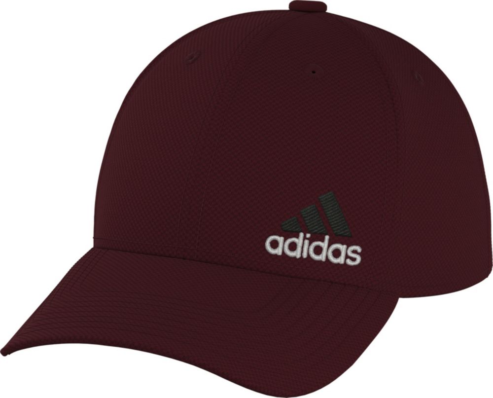 adidas Men's Release 3 Stretch Fit Hat Unisex Accessories Hats & Caps