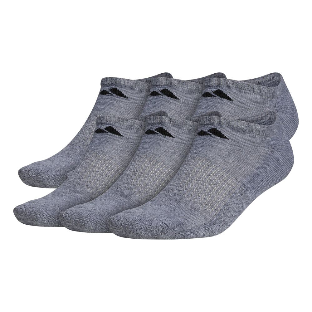 adidas Men's Athletic Cushioned No Show Socks 3 Pairs Unisex Accessories Socks