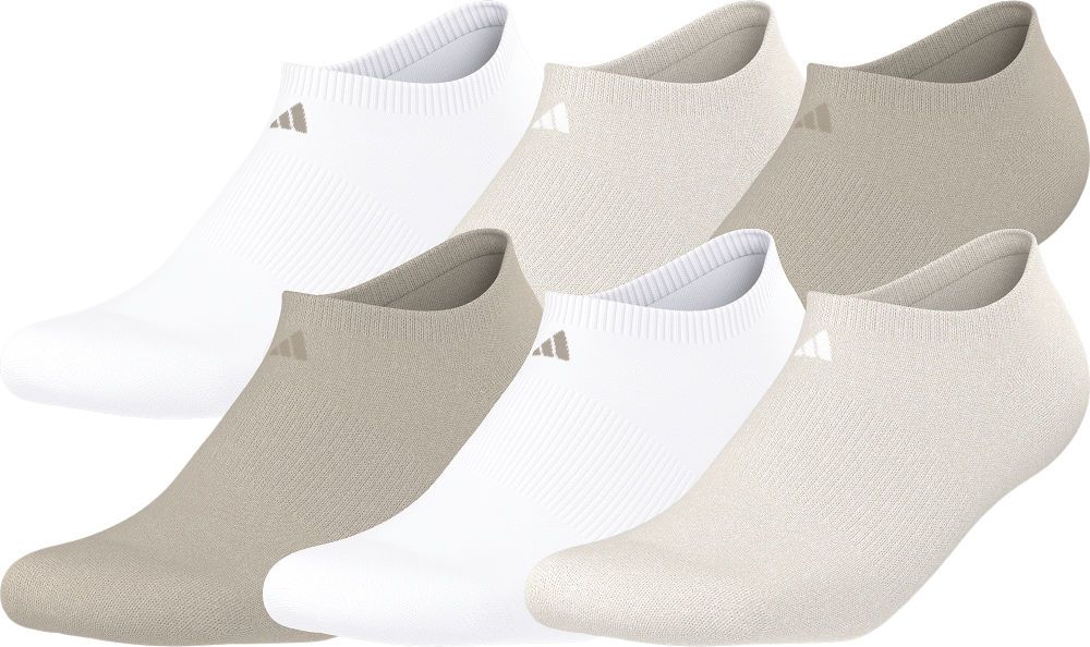 adidas Men's Athletic Cushioned No Show Socks 3 Pairs Unisex Accessories Socks