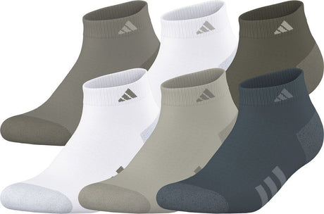 adidas Youth Athletic Cushioned 6-Pack Low Cut Socks 6-Pack Unisex Accessories Socks