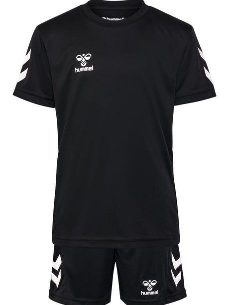 Hummel Youth Logo T-shirt & Shorts Set Youth Apparel Shirts & Tops