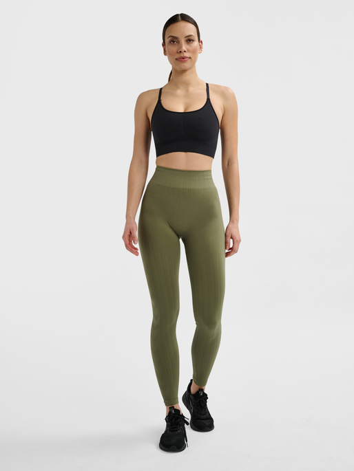 Hummel Women's Mt Define Seamless Scrunch Tights Womens Apparel Pants & Sweatpants