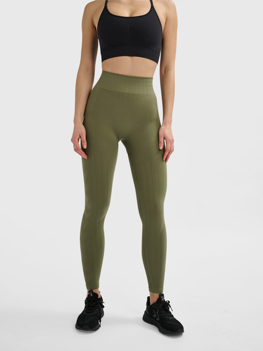 Hummel Women's Mt Define Seamless Scrunch Tights Womens Apparel Pants & Sweatpants