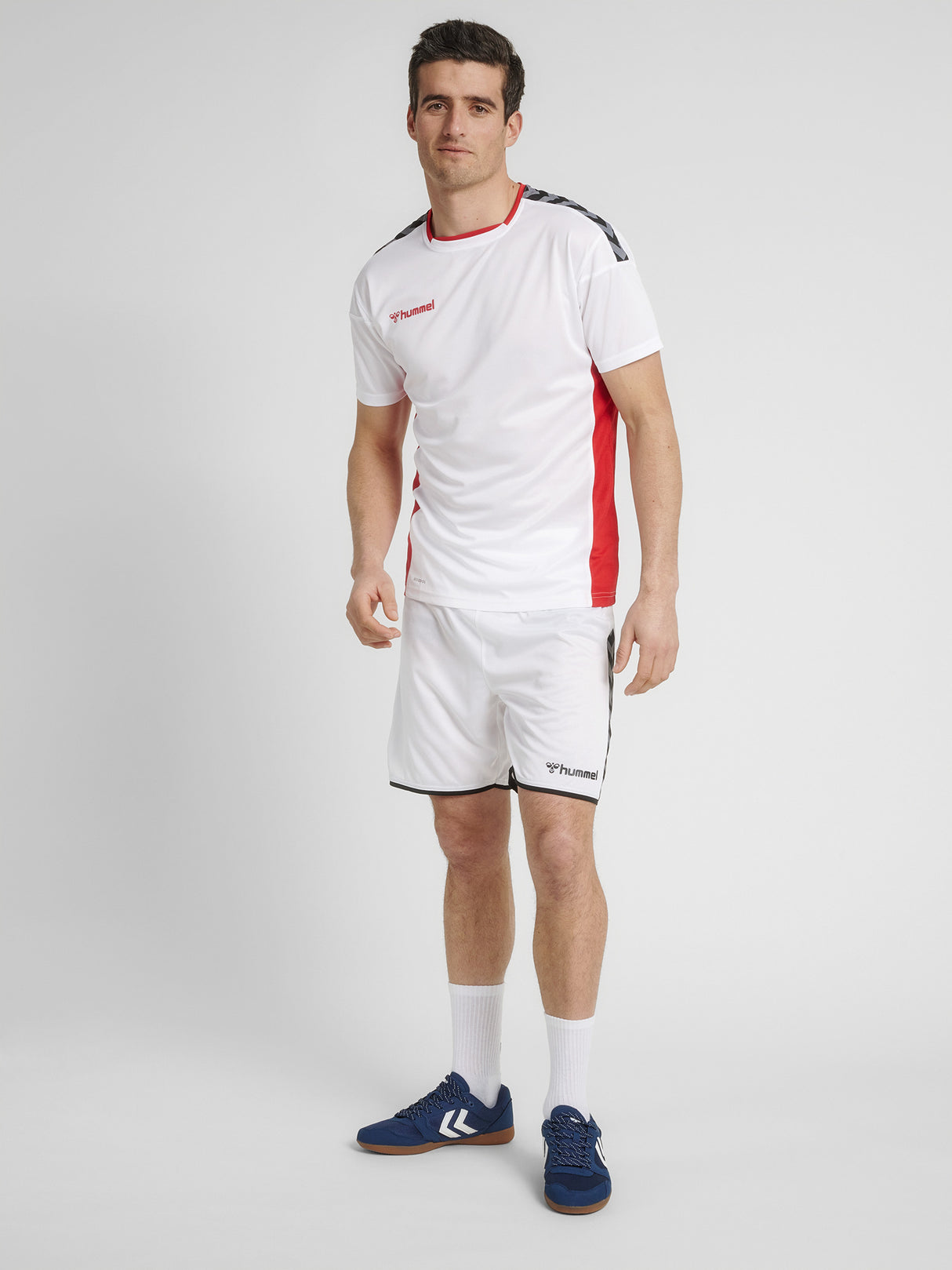 Hummel Men's Authentic Poly Short Sleeve Jersey Soccer Uniforms & Apparel All