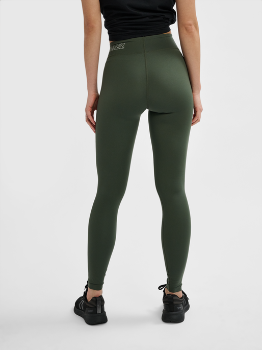 Hummel Women's Te Fundamental Mid Waist Tights Womens Apparel Pants & Sweatpants