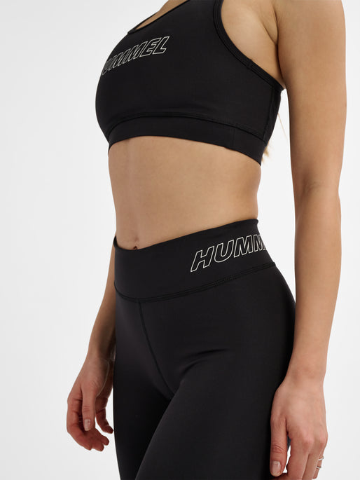 Hummel Women's Te Fundamental Mid Waist Tights Womens Apparel Pants & Sweatpants