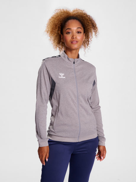 Hummel Women's Authentic Zip Jacket Womens Apparel Sweatshirts & Fleece