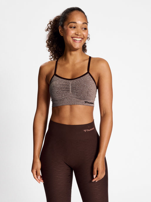 Hummel Women's Ci Seamless Scrunch Sports Bra Womens Apparel Bras & Underwear