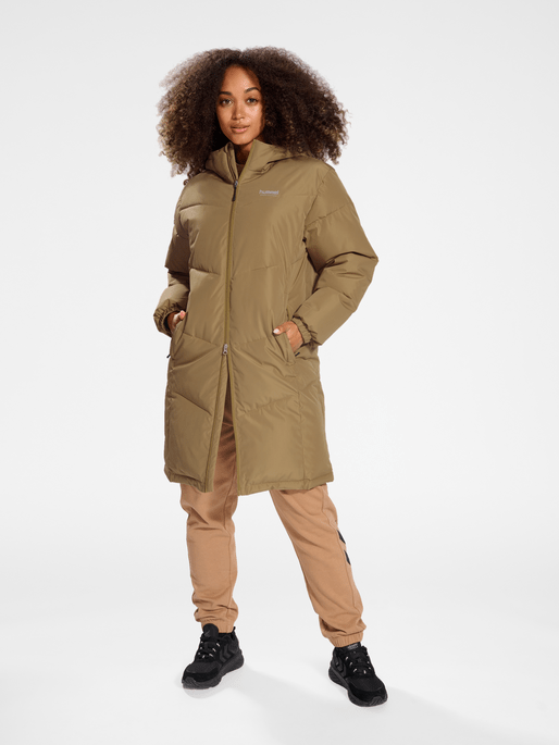 Hummel Women's LGC Mia Long Puffer Coat Womens Apparel Jackets & Vests