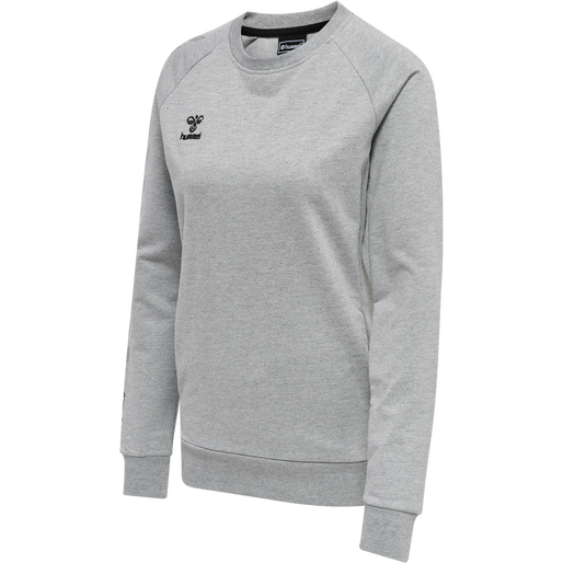 Hummel Women's Move Grid Cotton Sweatshirt Womens Apparel Sweatshirts & Fleece