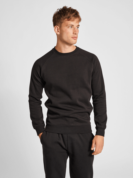 Hummel Men's Red Classic Sweatshirt Mens Apparel Sweatshirts & Fleece