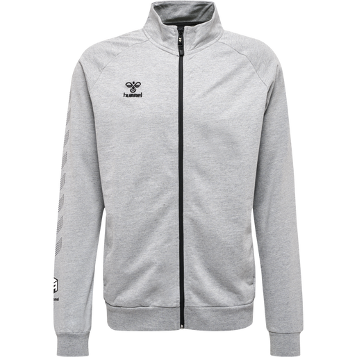 Hummel Men's Move Grid Cotton Zip Jacket Mens Apparel Sweatshirts & Fleece