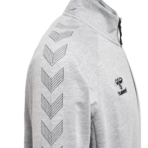 Hummel Men's Move Grid Cotton Zip Jacket Mens Apparel Sweatshirts & Fleece