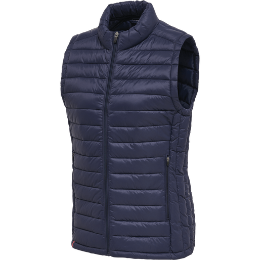 Hummel Women's Red Quilted Waistcoat Womens Apparel Jackets & Vests