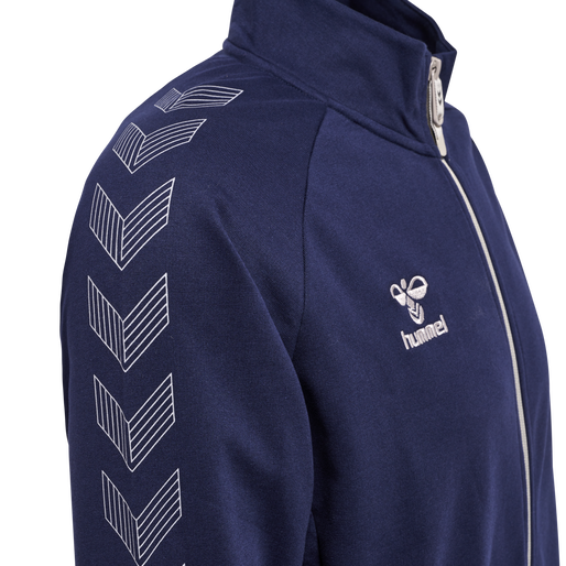 Hummel Men's Move Grid Cotton Zip Jacket Mens Apparel Sweatshirts & Fleece