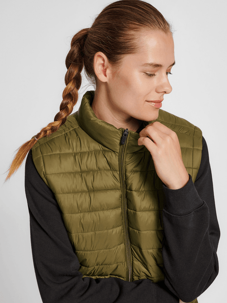 Hummel Women's Red Quilted Waistcoat Hummel