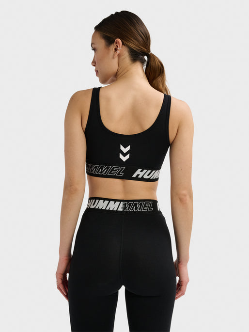 Hummel Women's Te Maja Cotton Sports Top 2-Pack Womens Apparel Bras & Underwear