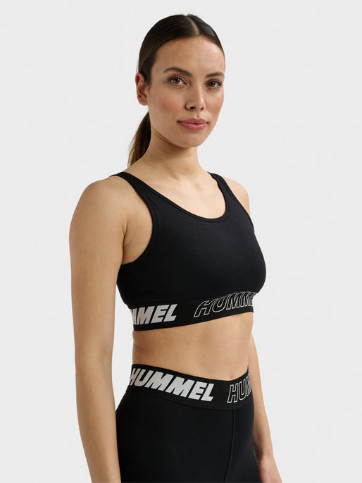 Hummel Women's Te Maja Cotton Sports Top 2-Pack Womens Apparel Bras & Underwear