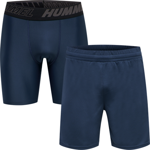 Hummel Men's Te Topaz Shorts Set 2-Pack Mens Apparel Shorts