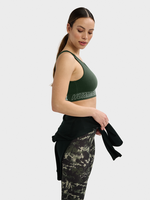 Hummel Women's Te Maja Cotton Sports Top 2-Pack Womens Apparel Bras & Underwear