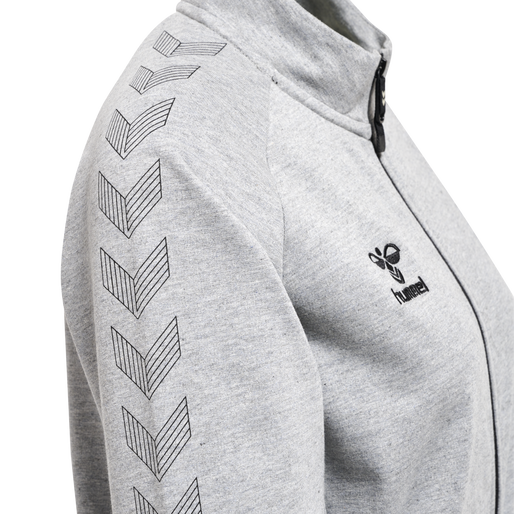 Hummel Women's Move Grid Cotton Zip Jacket Womens Apparel Sweatshirts & Fleece