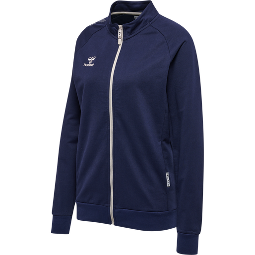 Hummel Women's Move Grid Cotton Zip Jacket Womens Apparel Sweatshirts & Fleece