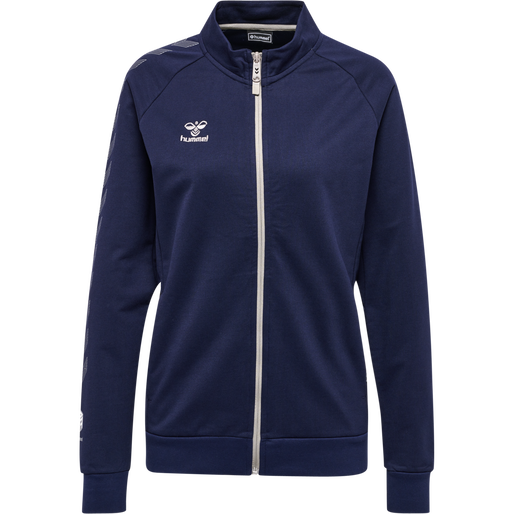 Hummel Women's Move Grid Cotton Zip Jacket Womens Apparel Sweatshirts & Fleece