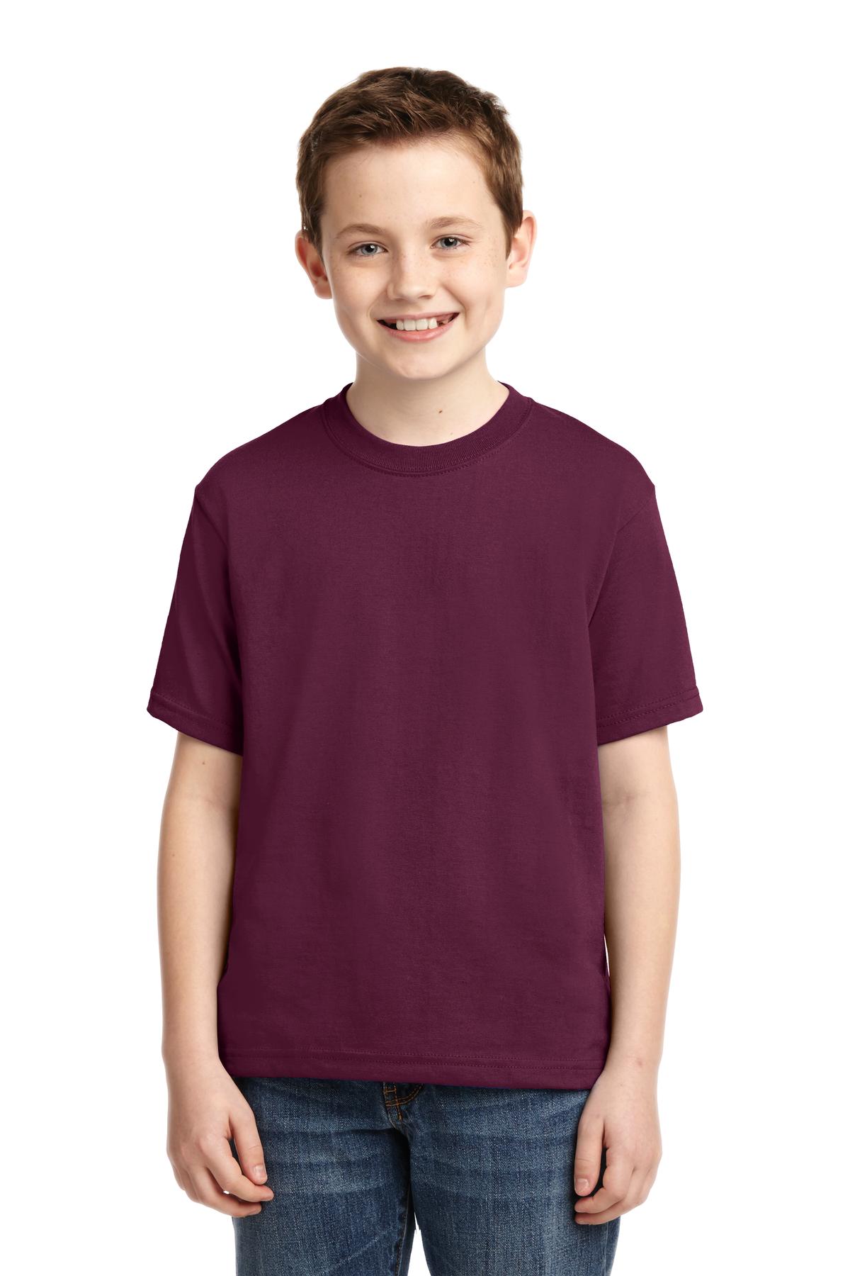 JERZEES Youth Dri-Power 50/50 Cotton/Poly Tee Shirt Youth Apparel Shirts & Tops
