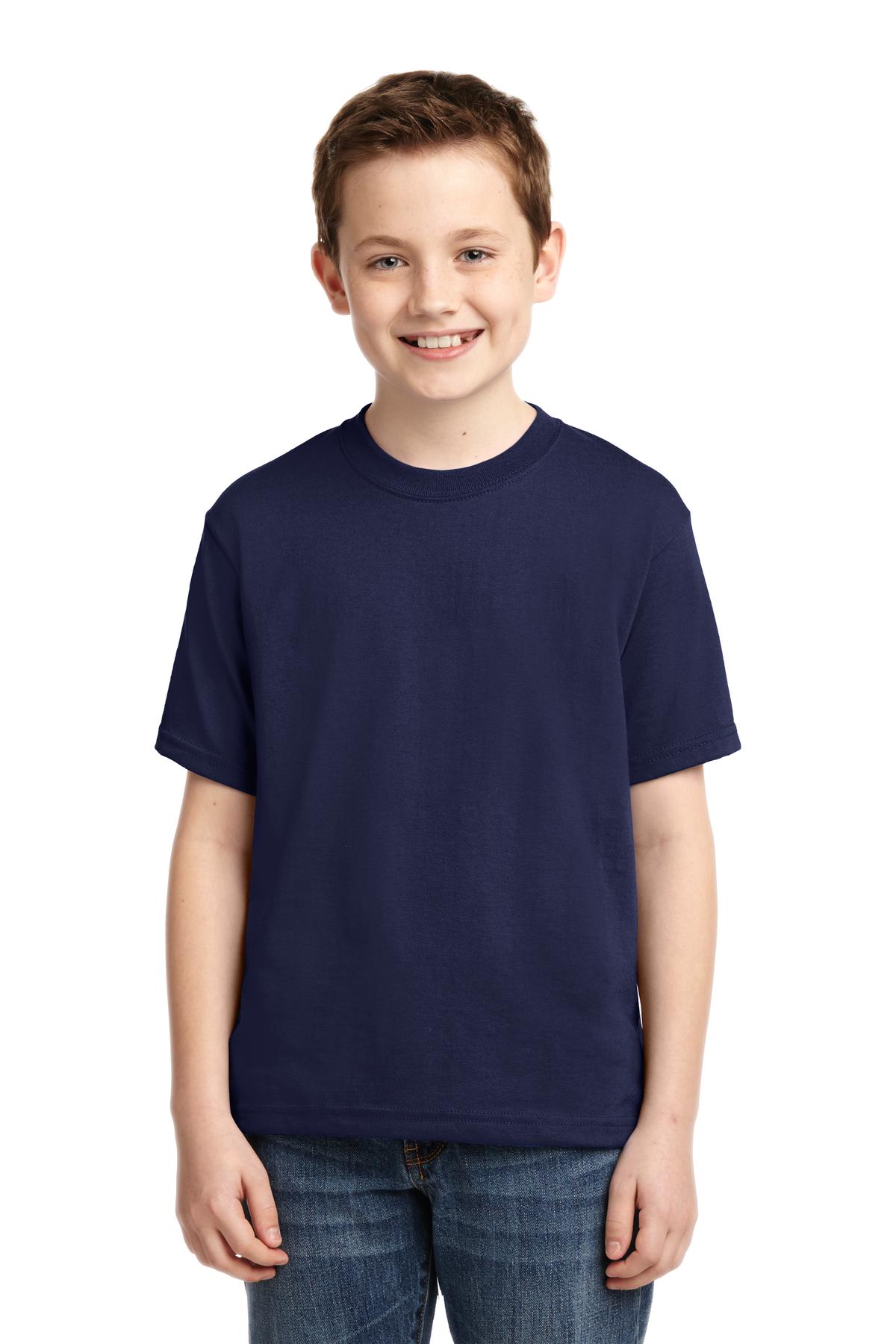 JERZEES Youth Dri-Power 50/50 Cotton/Poly Tee Shirt Youth Apparel Shirts & Tops
