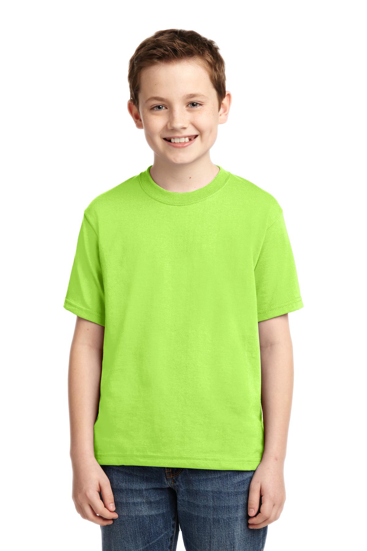 JERZEES Youth Dri-Power 50/50 Cotton/Poly Tee Shirt Youth Apparel Shirts & Tops