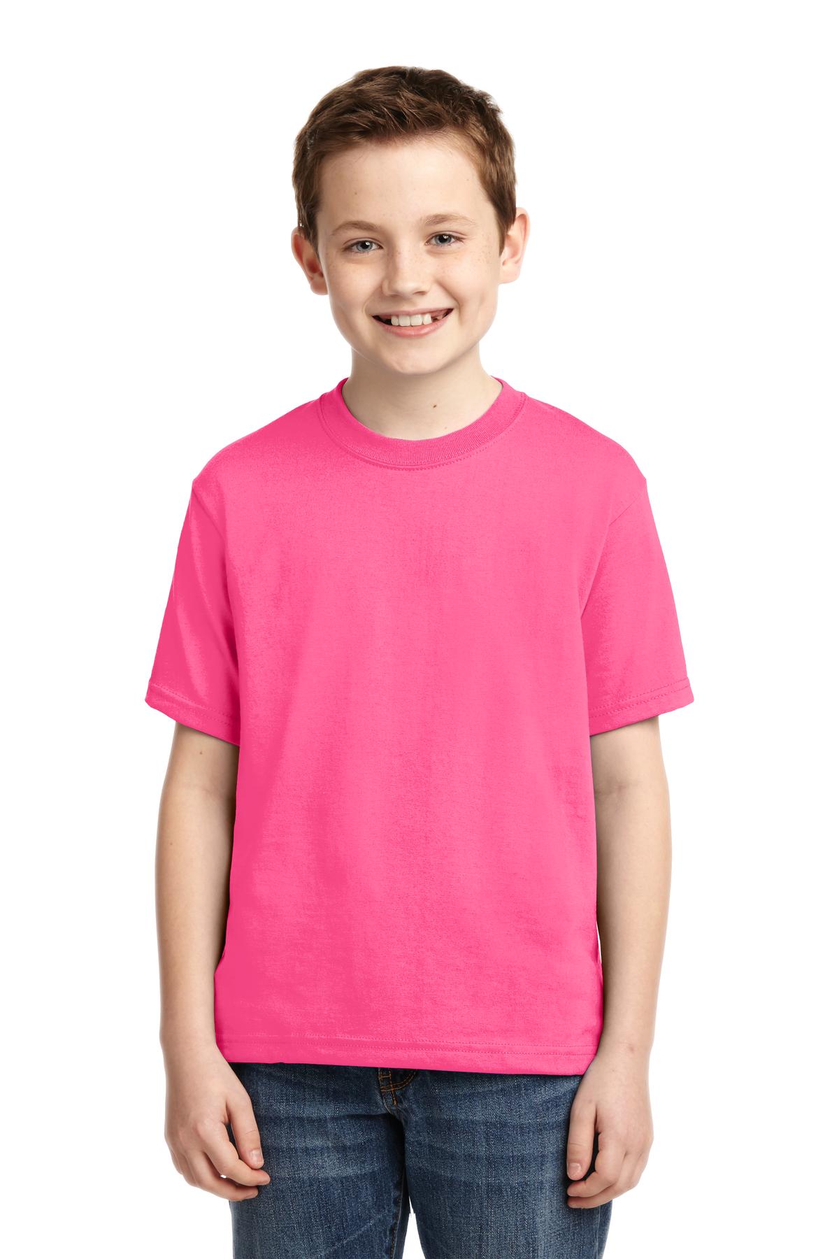 JERZEES Youth Dri-Power 50/50 Cotton/Poly Tee Shirt Youth Apparel Shirts & Tops