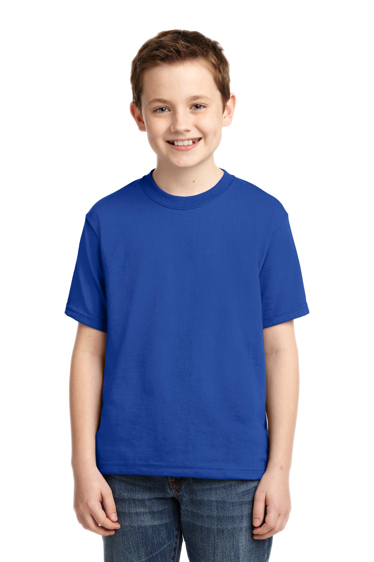 JERZEES Youth Dri-Power 50/50 Cotton/Poly Tee Shirt Youth Apparel Shirts & Tops