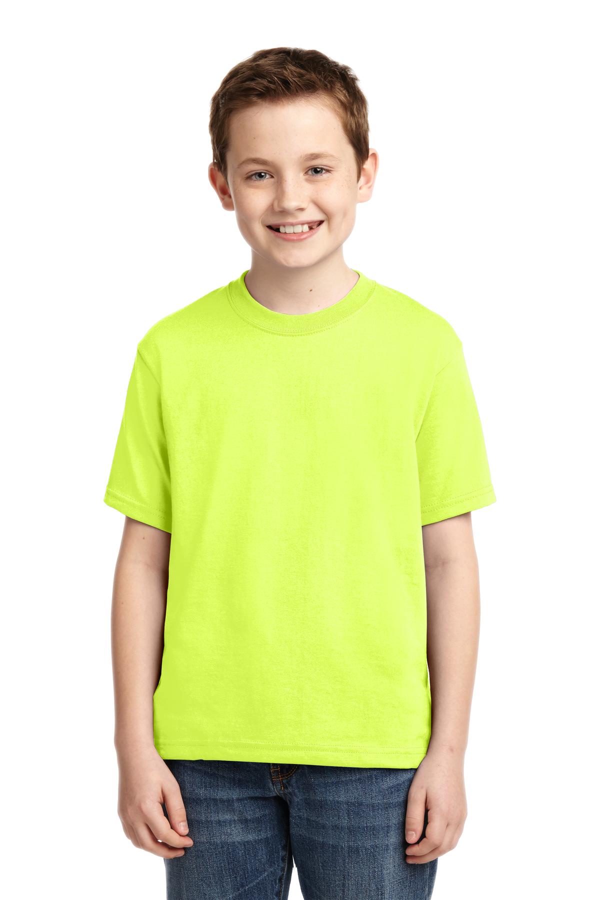 JERZEES Youth Dri-Power 50/50 Cotton/Poly Tee Shirt Youth Apparel Shirts & Tops