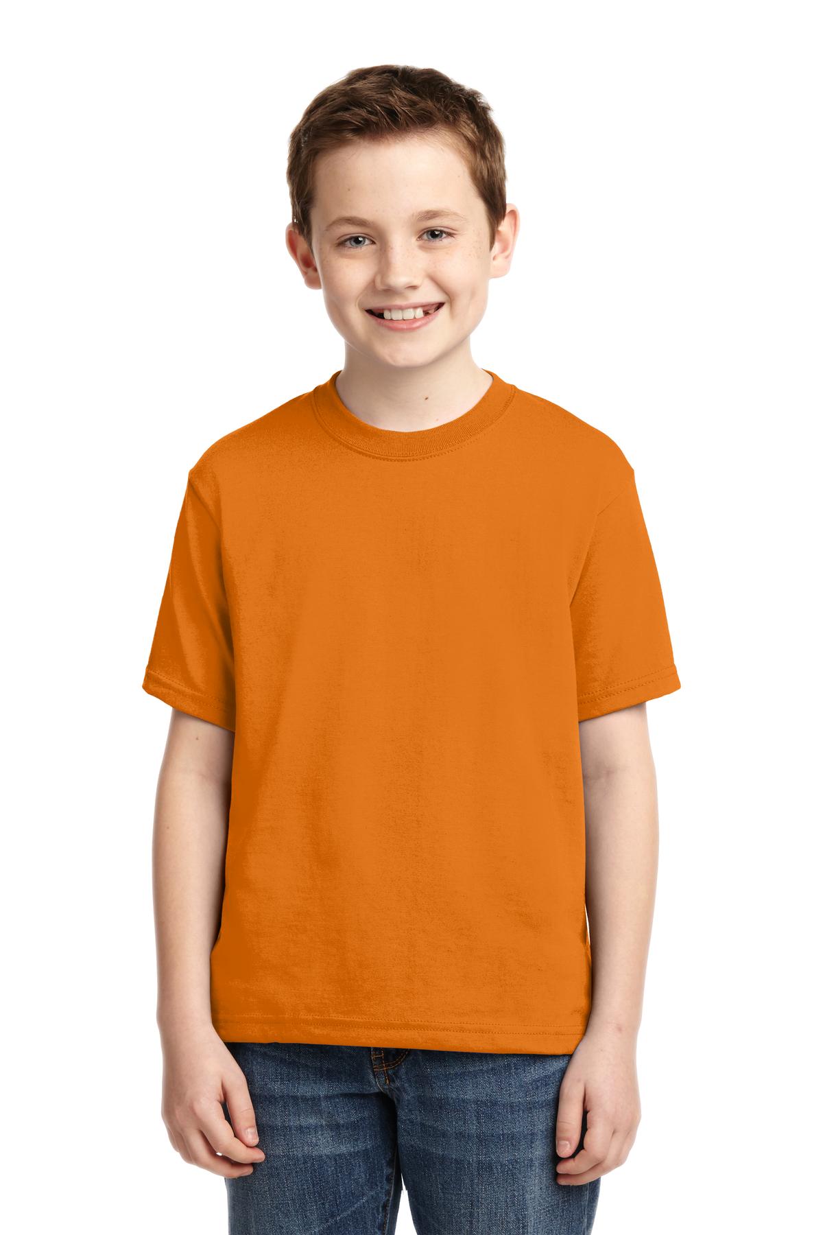 JERZEES Youth Dri-Power 50/50 Cotton/Poly Tee Shirt Youth Apparel Shirts & Tops