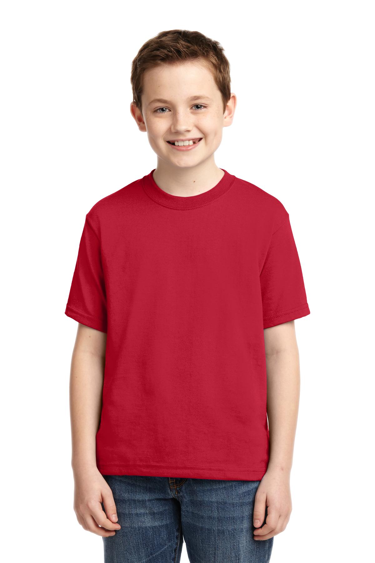 JERZEES Youth Dri-Power 50/50 Cotton/Poly Tee Shirt Youth Apparel Shirts & Tops