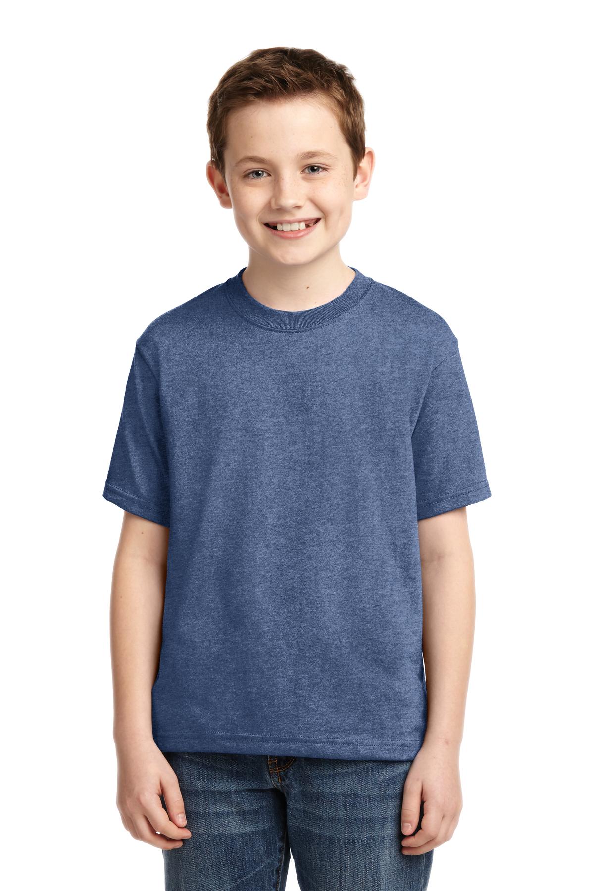 JERZEES Youth Dri-Power 50/50 Cotton/Poly Tee Shirt Youth Apparel Shirts & Tops