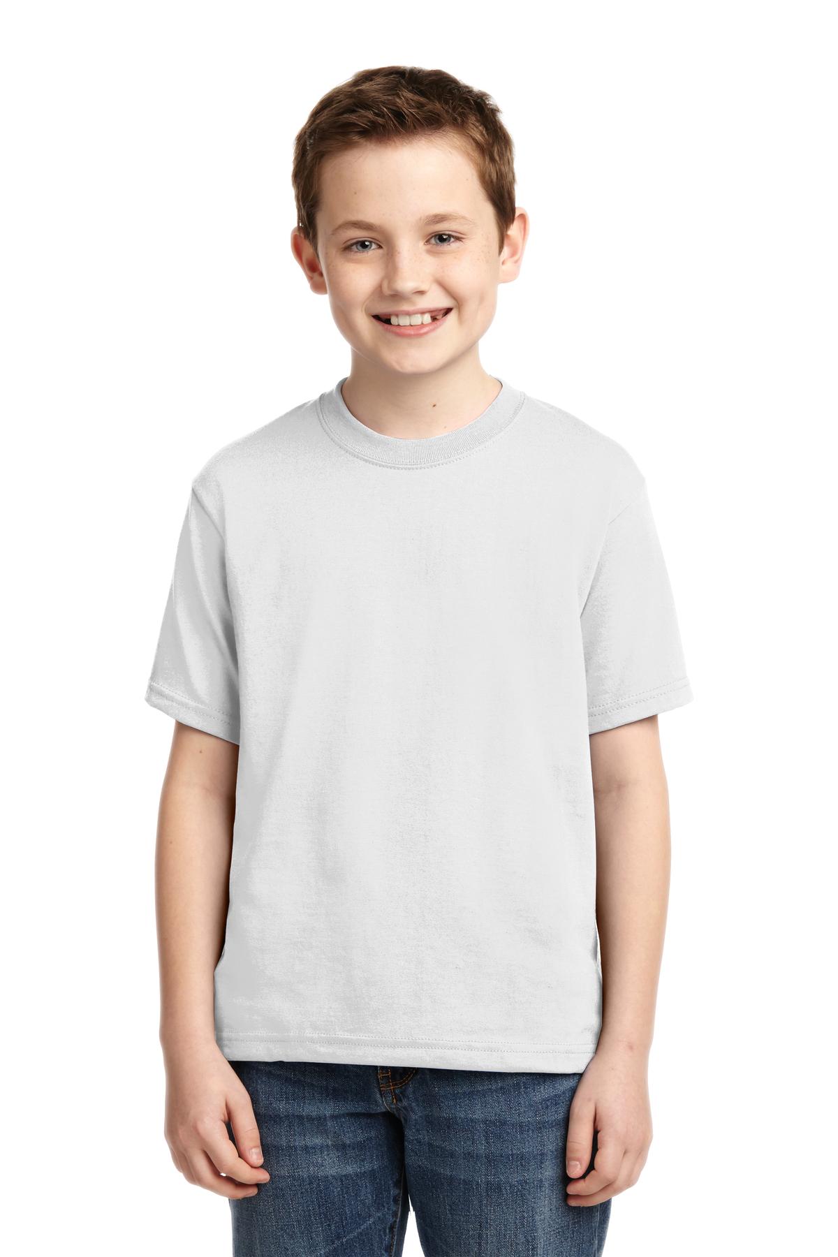 JERZEES Youth Dri-Power 50/50 Cotton/Poly Tee Shirt Youth Apparel Shirts & Tops
