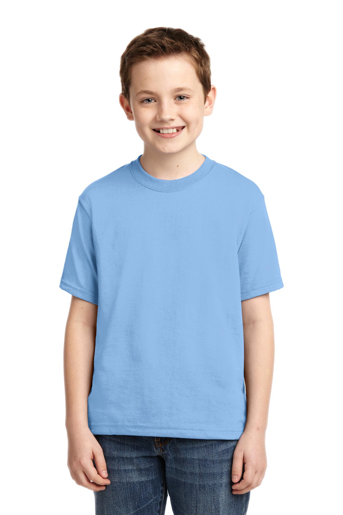 JERZEES Youth Dri-Power 50/50 Cotton/Poly Tee Shirt Youth Apparel Shirts & Tops