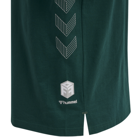 Hummel Men's Move Grid Cotton Short Sleeve T-Shirt Mens Apparel Shirts & Tops