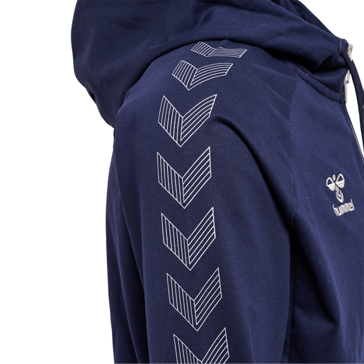 Hummel Men's Move Grid Cotton Zip Hoodie Mens Apparel Sweatshirts & Fleece