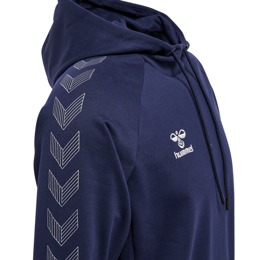 Hummel Men's Move Grid Cotton Hoodie Mens Apparel Sweatshirts & Fleece