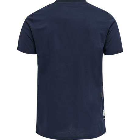 Hummel Men's Move Grid Cotton Short Sleeve T-Shirt Mens Apparel Shirts & Tops